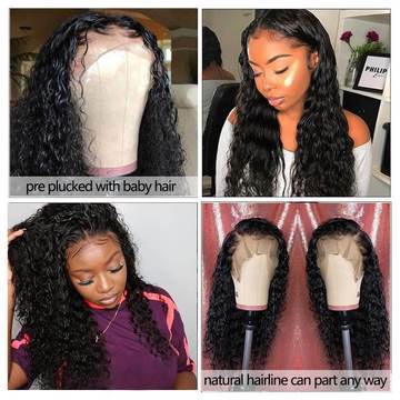 14A 13x4 HD LACE  Frontal Wigs Deep Wave