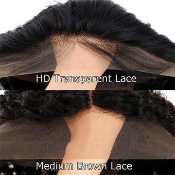 14A 13x4 HD LACE  Frontal Wigs Kinky Straight