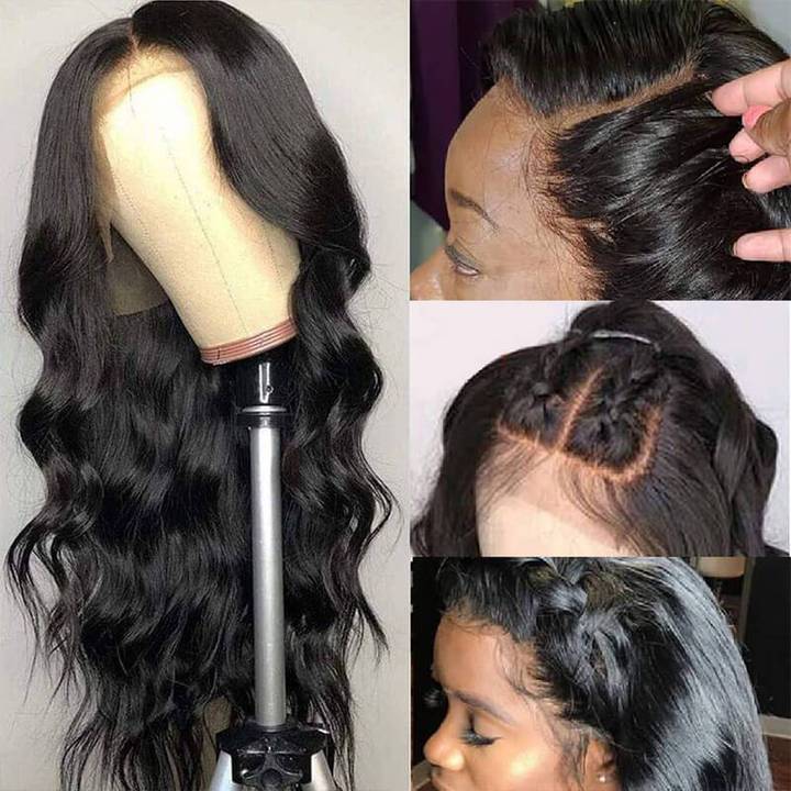 14A 4x4 HD LACE Closure Wigs Body Wave Maleahs Bundles