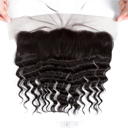 12A Virgin Remy Loose Deep Frontal